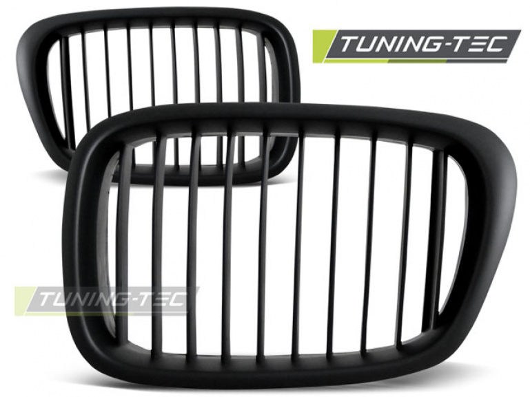Upgrade Sportgrill Nieren für BMW 5er E39 95-03 matt schwarz